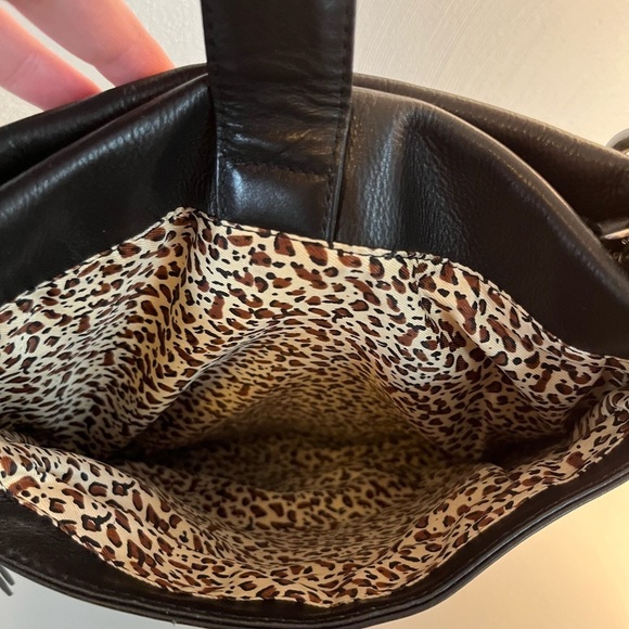 ili New York Black Genuine Leather Crossbody Bag Streetwear - Picture 7 of 16